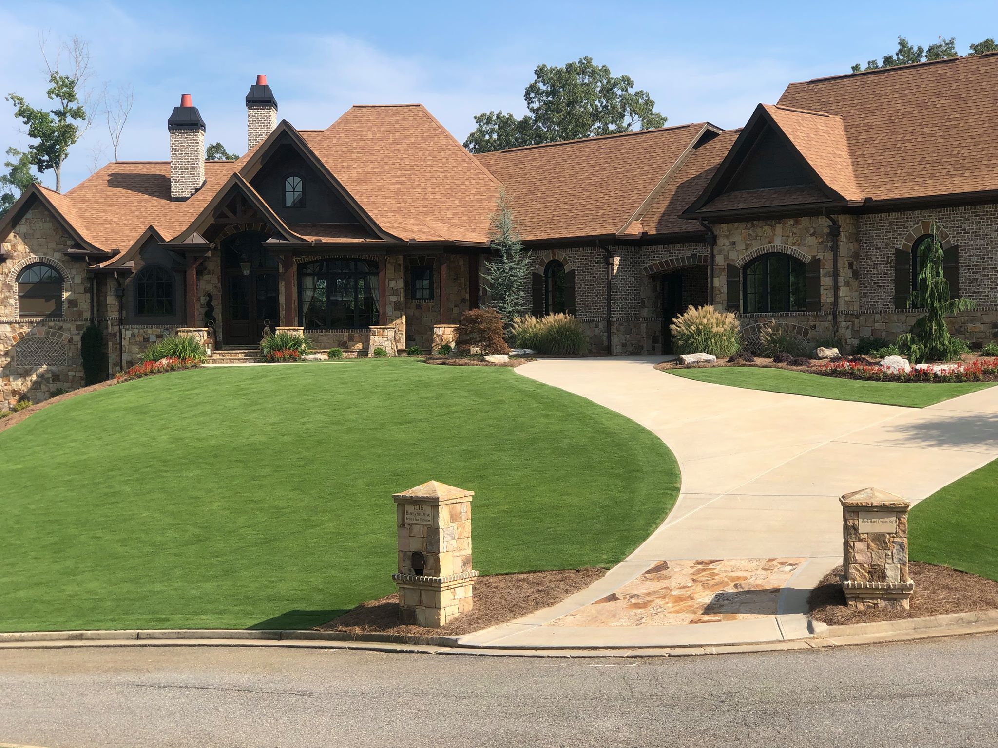 Landscape work by Live Oaks Landscapes