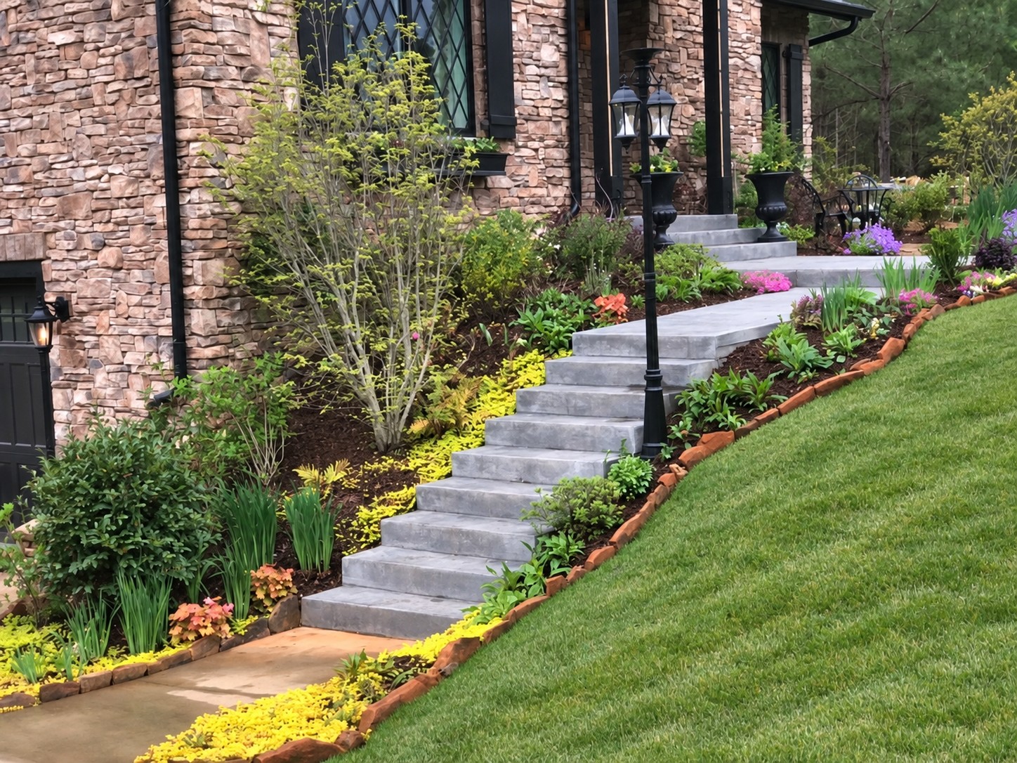 Landscape project photo from Live Oaks Landscapes